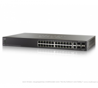 Cisco SF500-24P 24-port 10/100 POE Stackable Managed Switch with Gigabit Uplinks