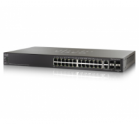 Cisco SF500-24 24-port 10/100 Stackable Managed Switch with Gigabit Uplinks