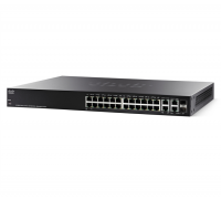 Cisco SF300-24P 24-port 10/100 PoE Managed Switch w/Gig Uplinks