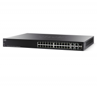 Cisco SF300-24PP 24-port 10/100 PoE+ Managed Switch w/Gig Uplinks
