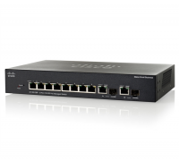 Cisco SF302-08P 8-port 10/100 PoE Managed Switch w/Gig Uplinks